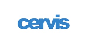Logo der Cervis GmbH bestehend aus einem blauen Schriftzug