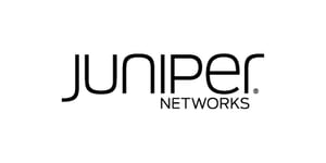 Logo von Juniper Networks bestehend aus einem schwarzen Schriftzug